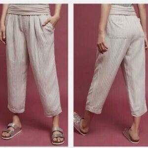 ANTHROPOLOGIE | HEI HEI STRIPED LINEN PANT SZ. S